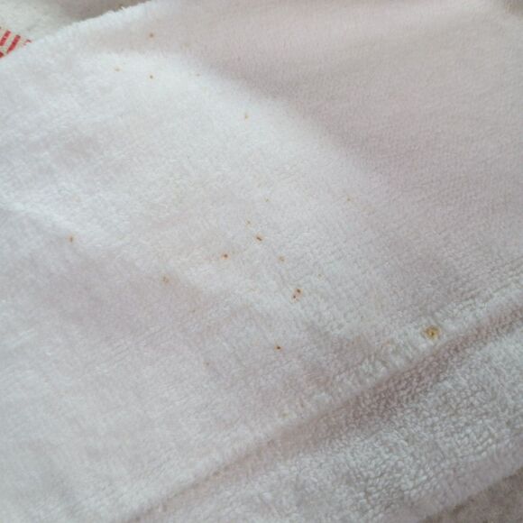 Vintage R.A. Briggs “Cat in Santa Hat” Bath & Hand Towel Set – Christmas Decor - Picture 9 of 11